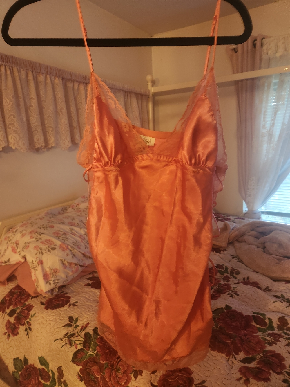 Vintage Pink La Senza Chemise Slip